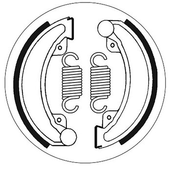 SBS BRAKE SHOES WITH SPRINGS (5192026100)