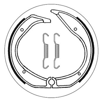 SBS BRAKE SHOES WITH SPRINGS (5192015100)