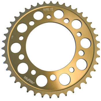 SUNSTAR WORKS TRIPLESTAR ALUMINUM REAR SPROCKET (5 354752OR)