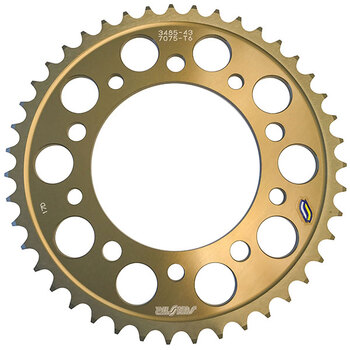 SUNSTAR WORKS TRIPLESTAR ALUMINUM REAR SPROCKET (5 354752OR)