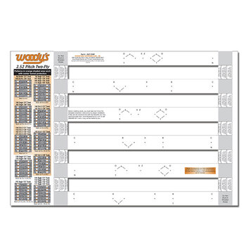 WOODY'S MODÈLE À DEUX PLIS POUR TAPIS SILENCIEUX À PAS DE 2,25 (TEMPÉRATURE DE 252 T)