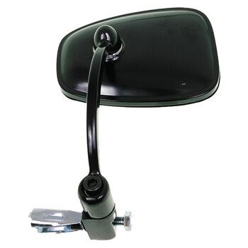 Oxford Products Bar End Mirror Handlebar Round Black Left 3.07″