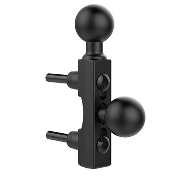 RAM MOUNTS RÉSERVOIR DE FREIN/EMBRAYAGE DOUBLE BILLE BASE 2 Noir