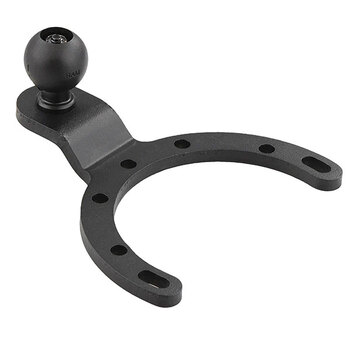 RAM MOUNTS RÉSERVOIR DE FREIN/EMBRAYAGE DOUBLE BILLE BASE 2 Noir