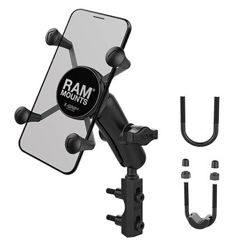 RAM MOUNTS BASE DE GUIDON POUR SUPPORT DE TÉLÉPHONE QUICK GRIP Petit