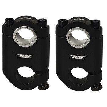 RSI Pivoting Handlebar Risers Black 6″ N/A