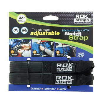 ROK STRAPS MEDIUM STRAPS Noir Réfléchissant