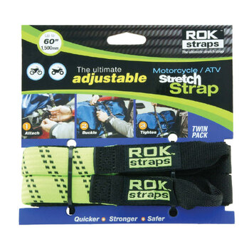 ROK STRAPS MEDIUM STRAPS Noir Réfléchissant