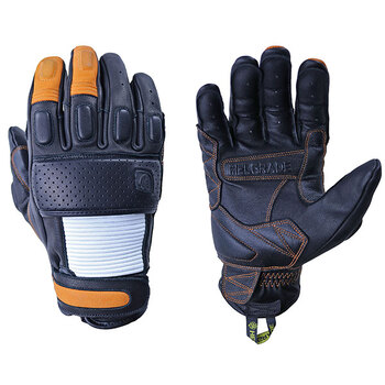 GANTS EN CUIR HELGRADE ROURKE Petit Orange/Noir Homme