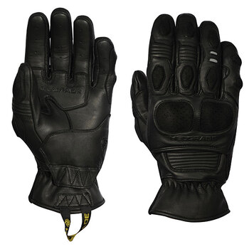 GANTS EN CUIR HELGRADE STONE Grand Noir Femme