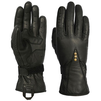 HELGRADE HARDY LEATHER GLOVES Medium Black Men's