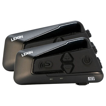 LEXIN G16 CASQUE BLUETOOTH INTERPHONE 16 VOIES Pack Double