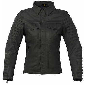 HELGRADE WOMEN'S SWIFT WAXED JACKET Small Black Women's