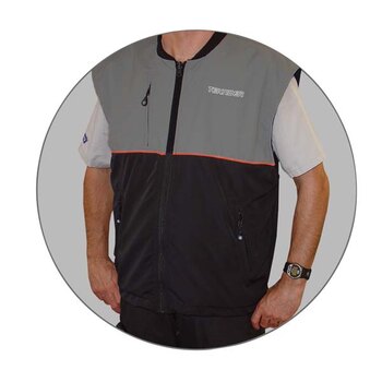 Gilet de sport TEKRIDER THE SUPER SPORT TEKVEST Large Noir Unisexe