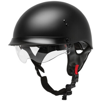 GMAX HH 65 FULL DRESSED HALF HELMET Large Le noir/Pink