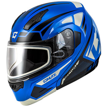 CASQUE MODULAIRE GMAX MD04 SECTOR Électrique Petit Argent