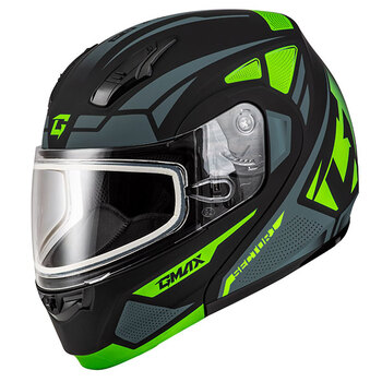 CASQUE MODULAIRE GMAX MD04 SECTOR Electric Small Vert