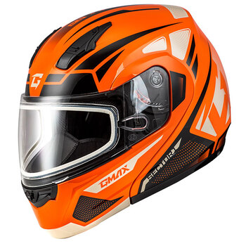 CASQUE MODULAIRE GMAX MD04 SECTOR Électrique Petit Orange