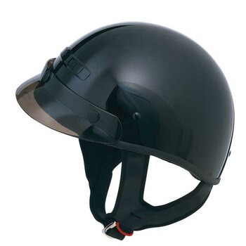 GMAX GM35 FULLY DRESSED HALF HELMET Medium Silver