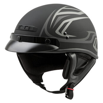 GMAX GM35 FULLY DRESSED HALF HELMET Medium Pink