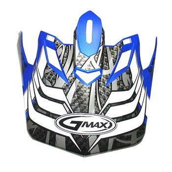 GMAX GM76 CONVICTION VISOR Bleu/Haute Visibilité