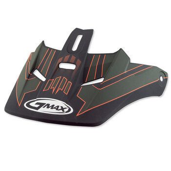 GMAX GM46 VISOR M 3XL Vert mat/Orange