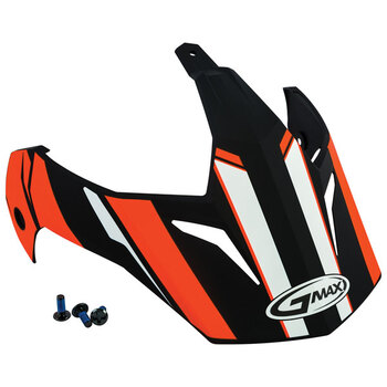 KIT DE VISIÈRE TRAPPER GMAX GM11 Orange/Sarcelle