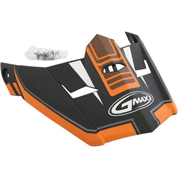 GMAX MX46 DOM VISOR KIT XS Small Matte Le noir/High Visibility