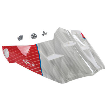 GMAX MX46 DOM VISOR KIT Medium 2XL Red