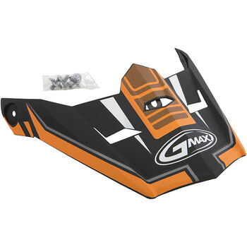 GMAX MX46 UNCLE VISOR XS Small Orange