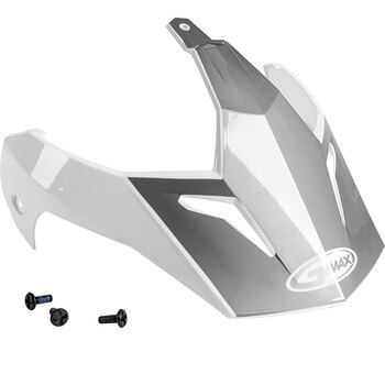 GMAX GM11 SCUD DUAL SPORT VISIÈRE DE CASQUE Blanc/Gris