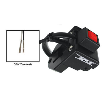 Guidon conique en aluminium RSI RACE BEND (TB R BLK)