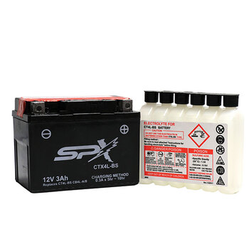 SPX HIGH PERFORMANCE BATTERY & ACID (CTX5L BS)