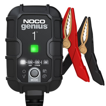 NOCO ON BOARD BATTERY CHARGER, MAINTAINER & DESULFATOR