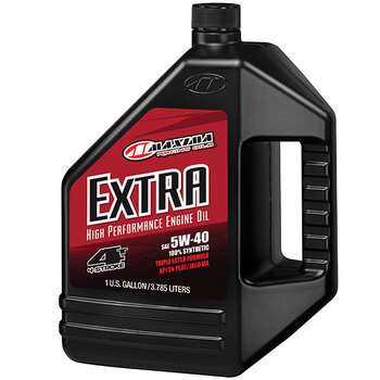 Maxima Racing Oils Huile moteur 4 temps extra synthétique 5 gallons 5W40