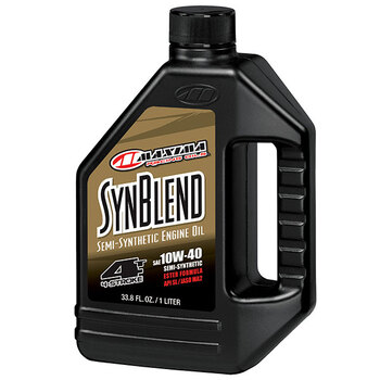 Huile moteur 4 temps à base d'ester synthétique Maxima Racing Oils EA Of 4 128 OZ 15W50