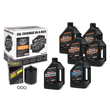 MAXIMA RACING OILS V TWIN OIL KIT DE CHANGEMENT COMPLET Chrome