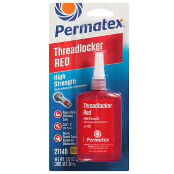 PERMATEX RED HIGH STRENGTH & TEMPERATURE THREADLOCK