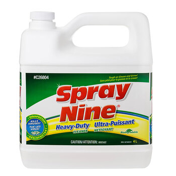 SPRAY NINE GLASS & STAINLESS STEEL CLEANER (C23319)