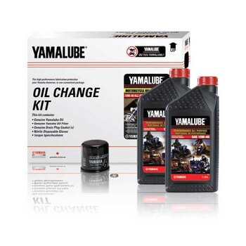 Yamalube® 10W 40 4T Performance Synthetic Oil Change Kit MC (5 L)