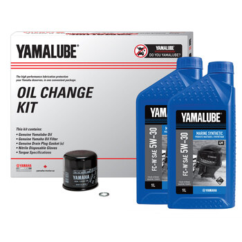 Yamalube® 10W 30 4M Marine Performance Oil Change Kit OB (3 L)