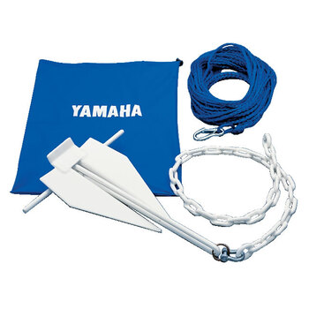 Kit d'ancrage pour bateau blanc