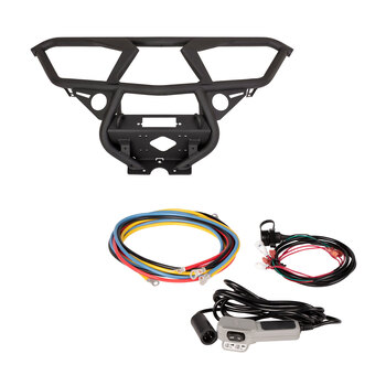 WARN® AXON Front Brush Guard with Winch Mount Kit