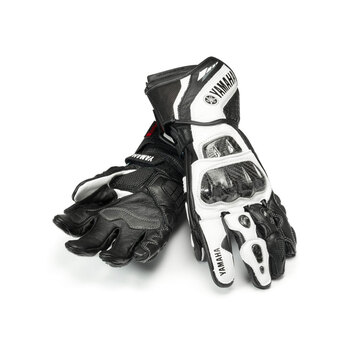 FXR® Leather Gauntlet Gloves Small black metallic (smx)