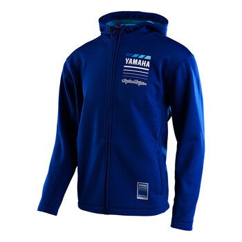 Sweat à capuche Yamaha par Troy Lee® Gris moyen/blue