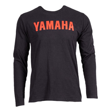 T-shirt à manches longues Yamaha Essential pour femme, petit, noir métallisé (smx)