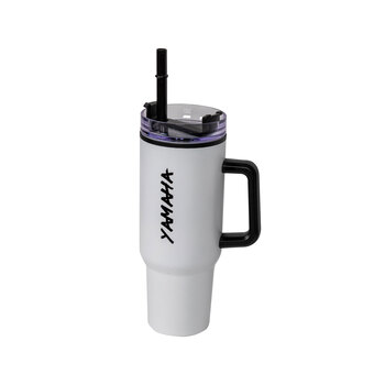 Tasse en acier inoxydable anniversaire Yamaha YZ violet