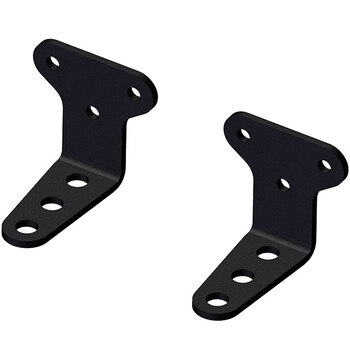 Supports de montage pour éclairage Super ATV Whip, noir 1.75″