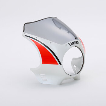 Housse de selle simple XSR900 rouge/blanc