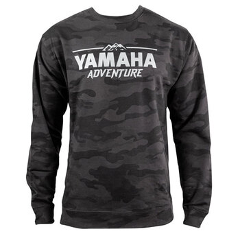 Sweat-shirt ras du cou à imprimé tie-dye Yamaha Marine